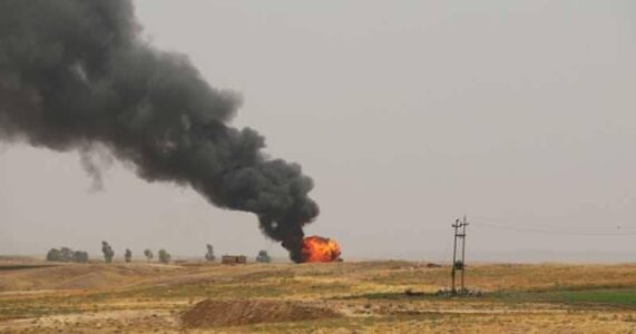 Islamic State terrorists blow up two oil wells in Iraq’s Kirkuk