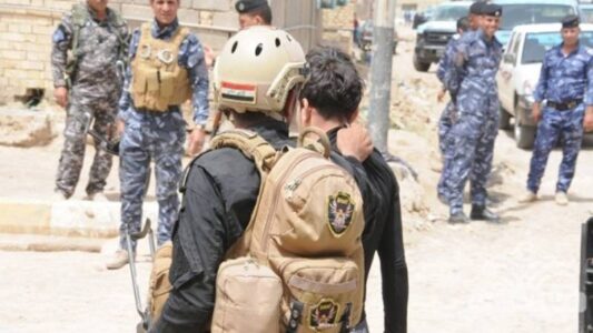 Two Iraqi policemen injured in an armed attack south of Baghdad