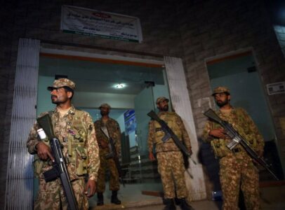 Terrorists in twin attacks killed four troops in Pakistan
