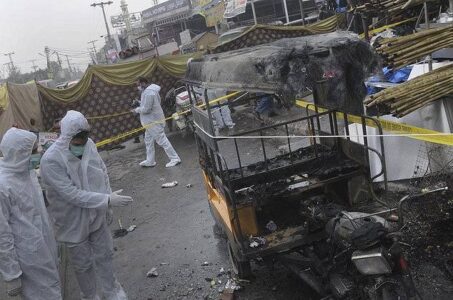 Bomb hits security vehicle in northwest Pakistan killing at least four people