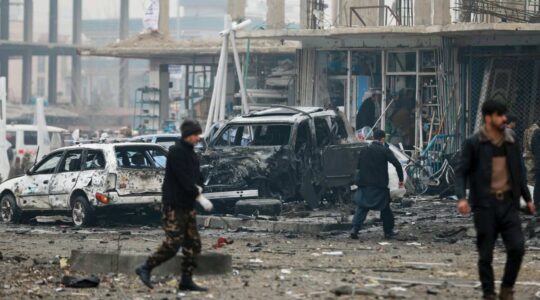 At least four people dead as bomb rips through minivan in Afghan capital Kabul