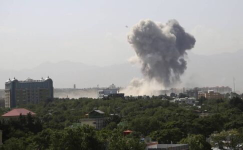 Two people injured in road-side blast in Kabul