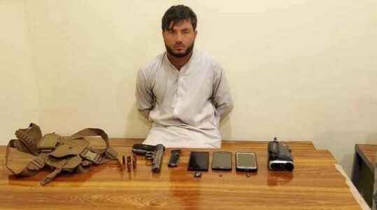 Al Qaeda recruitment in-charge arrested by the authorities in Nangarhar