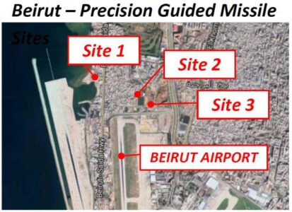 Four more sites linked to Hezbollah missile array exposed in the heart of Beirut