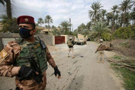 Iraqi security forces detained a number of terror perpetrators in Baghdad