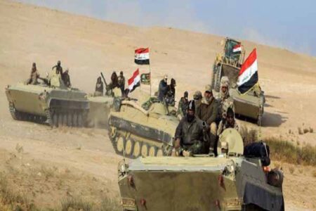 Iraqi forces identify and seize Islamic State ammunition and explosives