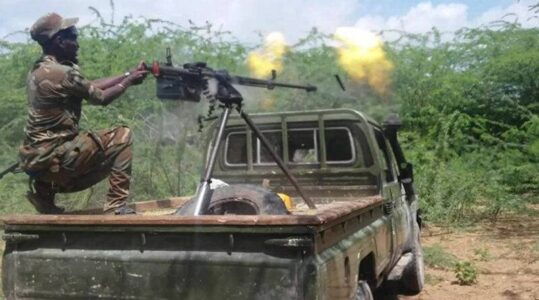 Somali army forces destroyed Al-Shabaab bases in lower Shabelle region