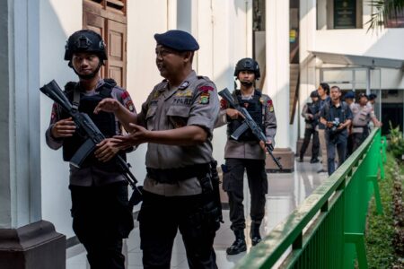 Woman shot dead after opening fire at Indonesia’s national police headquarters