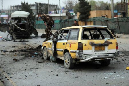 At least fifteen people wounded in minibus bombing in Afghan capital