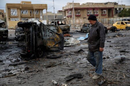 Car bomb blast killed seven security forces in western Iraq