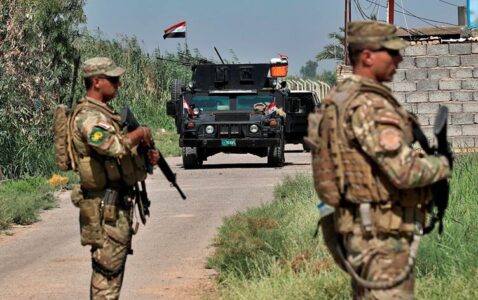 Iraqi security forces repelled an Islamic State attack in southwest of Kirkuk