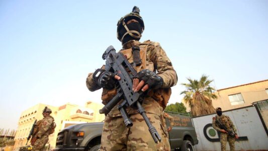 Two police officers injured in an Islamic State attack south of Tikrit