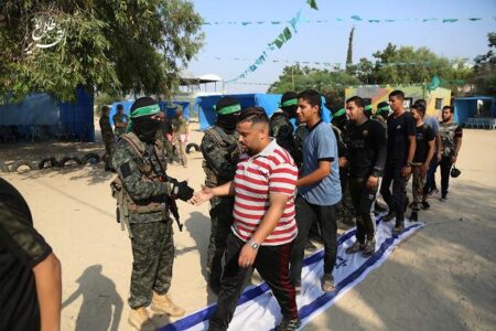 Hamas terrorist group training children and old men for the next war