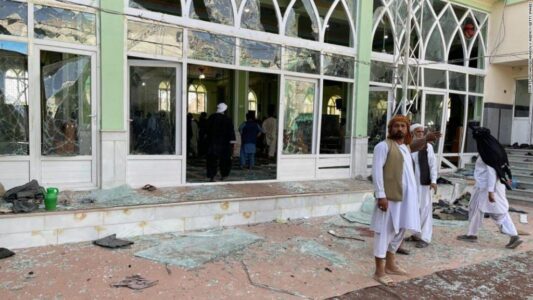 At least sixty people are killed in blast at Shi’ite mosque in Afghan city of Kandahar