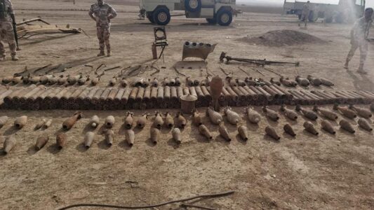 Iraqi army raids an Islamic State explosives facility in Nineveh