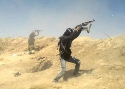 Islamic State mercenaries attacked Syrian army positions in the Homs eastern desert