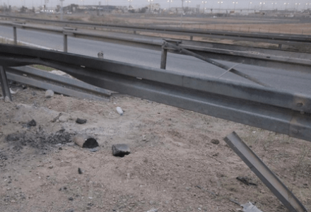 IED explosion targets a convoy of the US-led coalition in Saladin