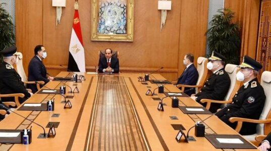 Egyptian President al-Sisi underlines the great achievement in eliminating terrorism