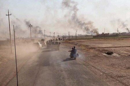 Iraqi army bombed Islamic State positions in Kirkuk