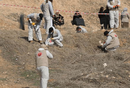 Seven mass graves containing victims that Islamic State killed excavated in Sinjar district