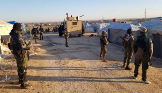 Islamic State suspects arrested in the al-Hol camp in an ongoing security operation