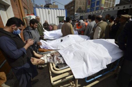 Islamic State terrorist group claims responsibility for the suicide bombing in Pakistan