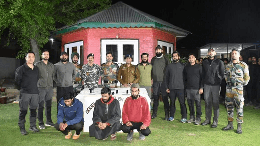 Three Lashkar-e-Taiba terrorists arrested in Jammu & Kashmir’s Sopore