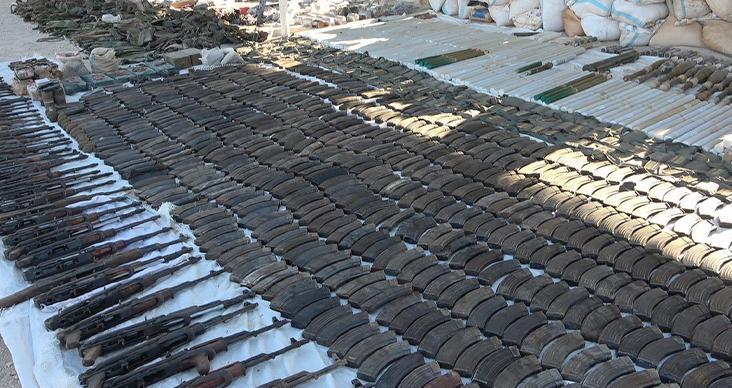 GFATF - LLL - SDF uncover largest cache of ISIS weapons and thwart a terrorist scheme