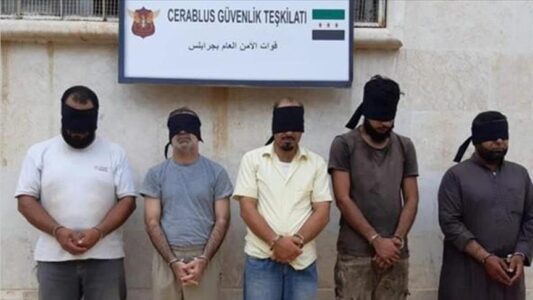 Turkish security forces nab 5 so-called senior ISIS terrorists