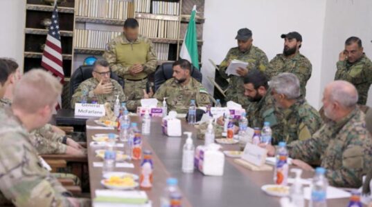 Commander of Global Coalition to Defeat ISIS Visits Al-Tanf Base After Drones Attack