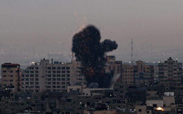 Israel bombs Hamas sites in Gaza