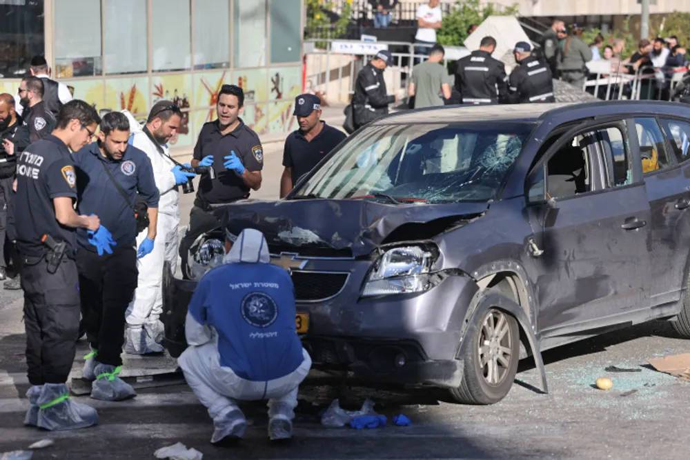 Terror ramming attack wounds 8 in Jerusalem, terrorist neutralized