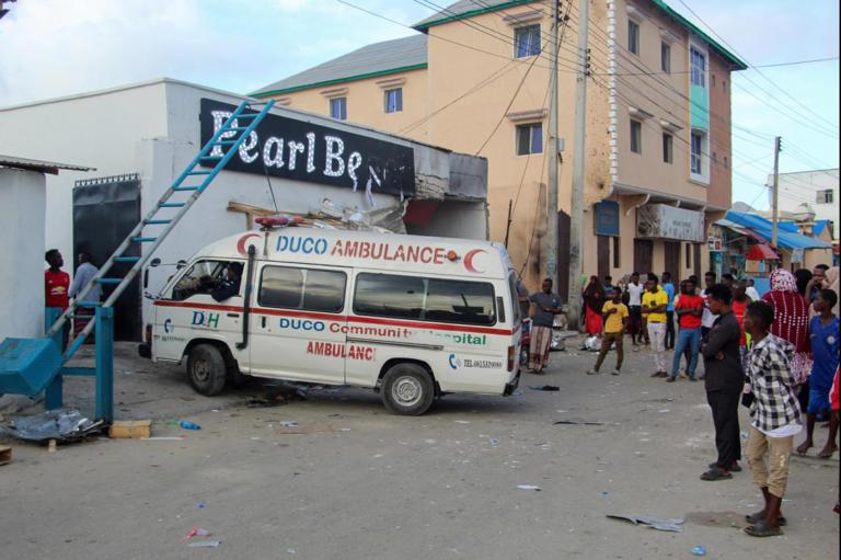 At least 9 dead in al-Shabaab attack on Somalia luxury hotel