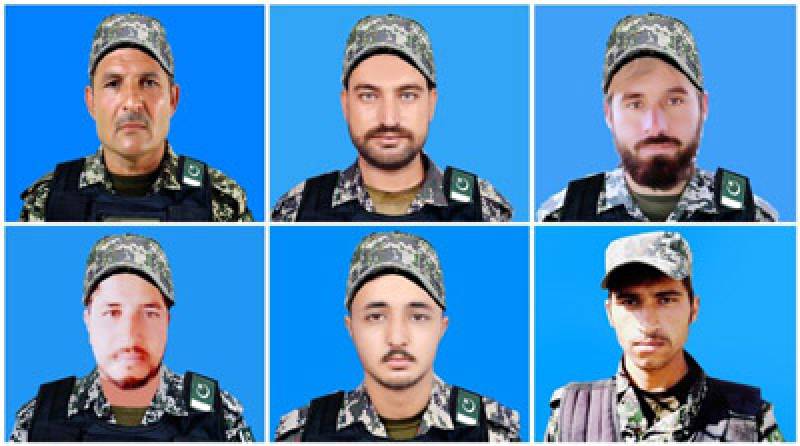 Six Pak Army soldiers embrace martyrdom, four terrorists killed in SW