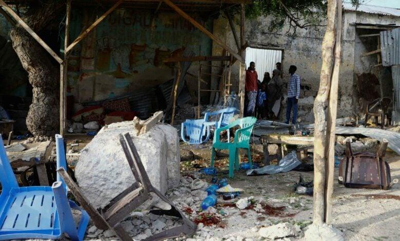 Al-Shabab suicide bomber blows up tea shop in Somalia capital, kills at least seven