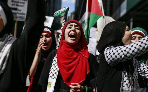 Chanting ‘700,’ pro-Palestinian activists in New York fete Hamas attack