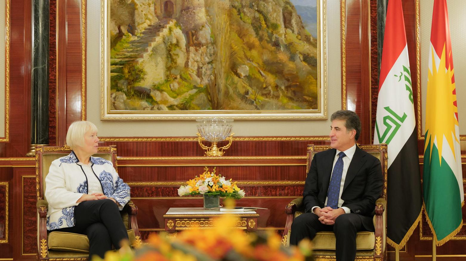 President Barzani, new German envoy to Iraq stress maintaining efforts to combat ISIS threats